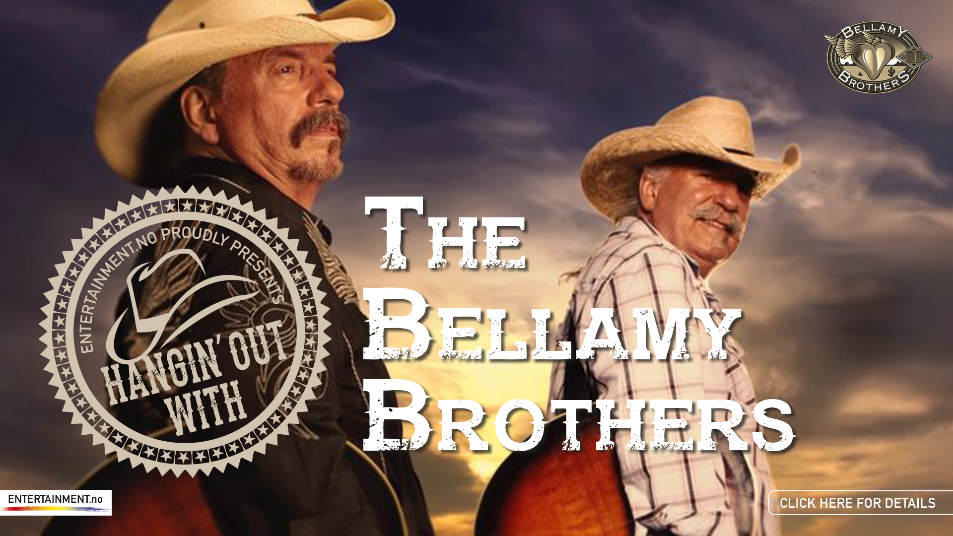 "HANGIN' OUT WITH THE BELLAMY BROTHERS" PAYPERVIEW LIVE STREAM EVENT