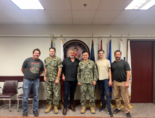 American Idol Winner Taylor Hicks Entertains Troops on Armed Forces Entertainment Tour